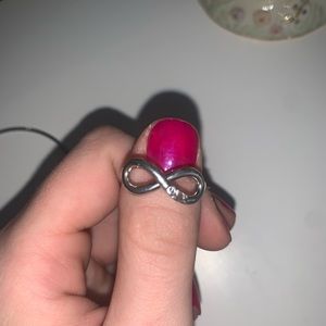 PHI SIGMA SIGMA STERLING SILVER RING GENTLY WORN